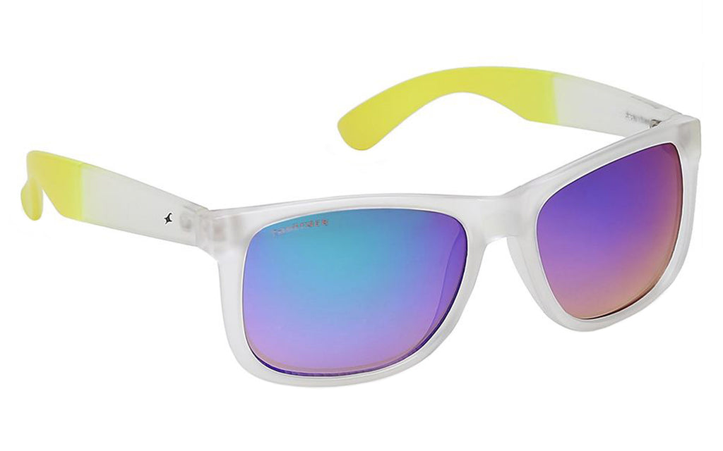 Fastrack UV protected Square Men's Sunglasses (P357BK1|41 millimeters|Smoke  – Bishwa Bazaar