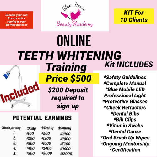 Mobile Tooth Gem Kit & Training Course - Celebrity Whitening