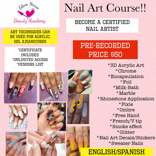 ACRYLIC AND GELX BUNDLE CLASS – GlamHouse Beauty Academy and