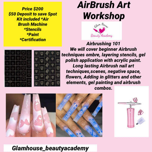 Airbrush Nail Art Course and Training