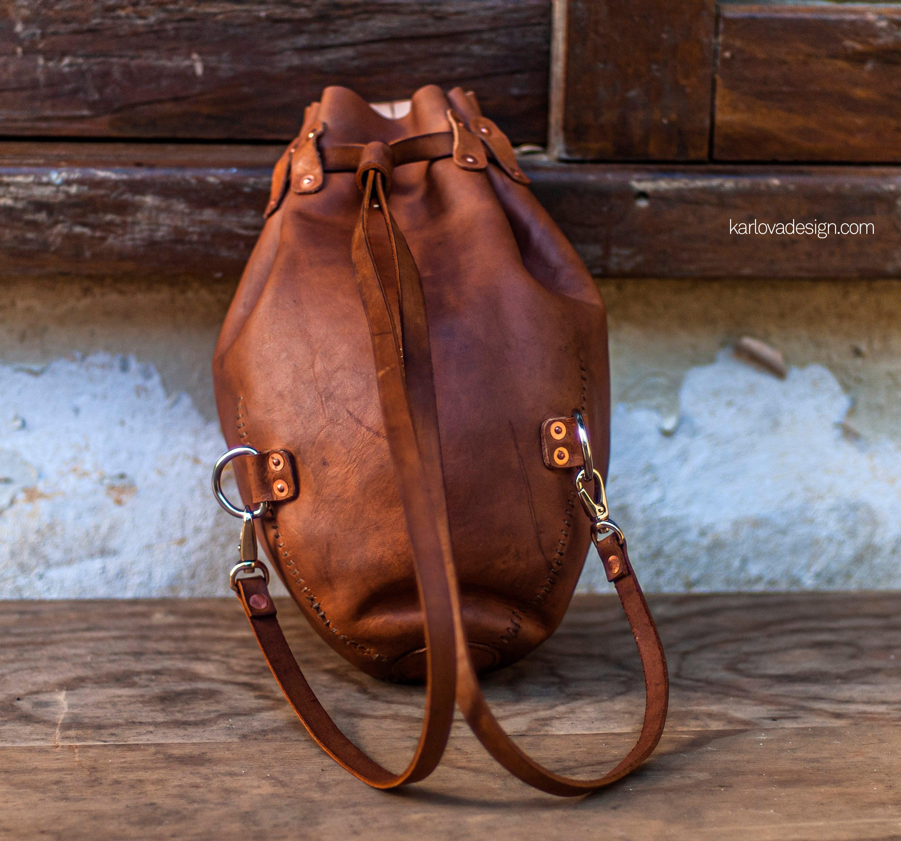 rugby leather bag