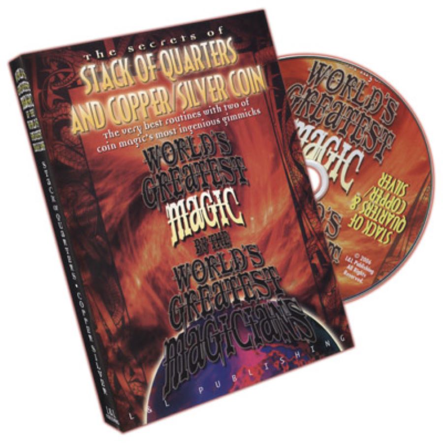 Stack of Quarters and Copper / Silver Coin: World's Greatest Magic by the World's Greatest Magicians - DVD