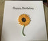 Quilled sunflower card