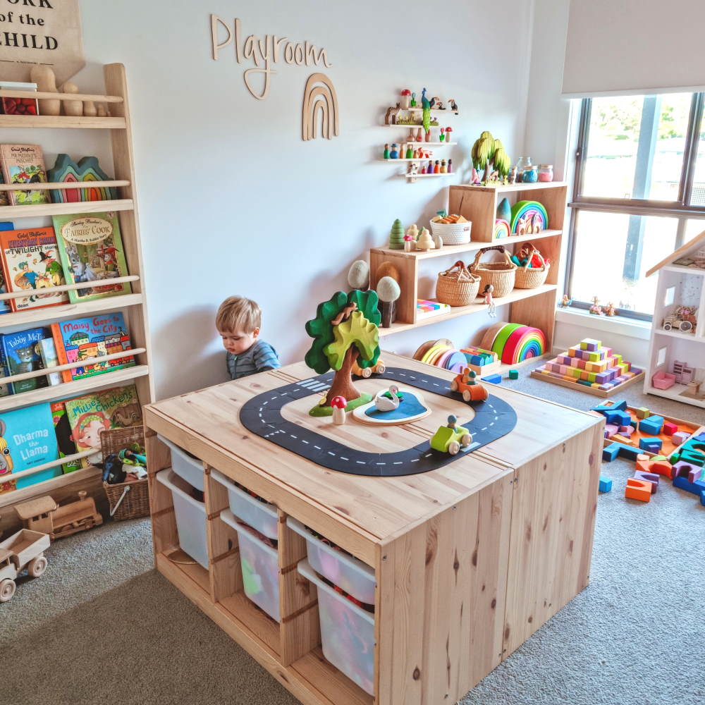 Playroom storage ideas copyright Tonille Barnhill for Milk Tooth
