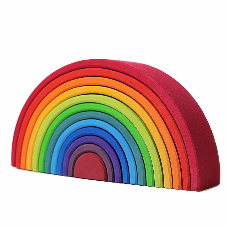 rainbow toy wooden