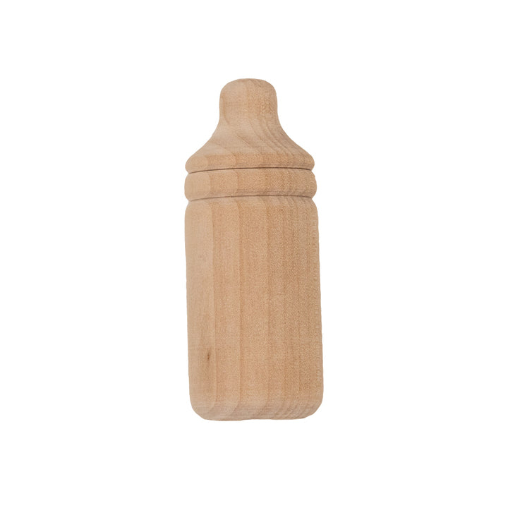 wooden doll bottle