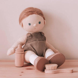 wooden doll bottle