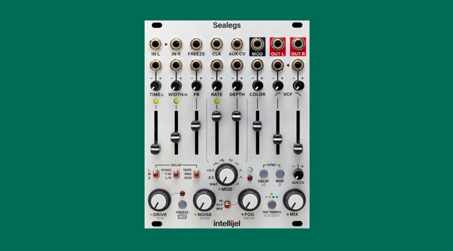 Intellijel Sealegs 3U Multi-Model Stereo Delay with Reverb