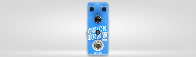  Outlaw Effects Quick Draw Delay Guitar Effect Pedal