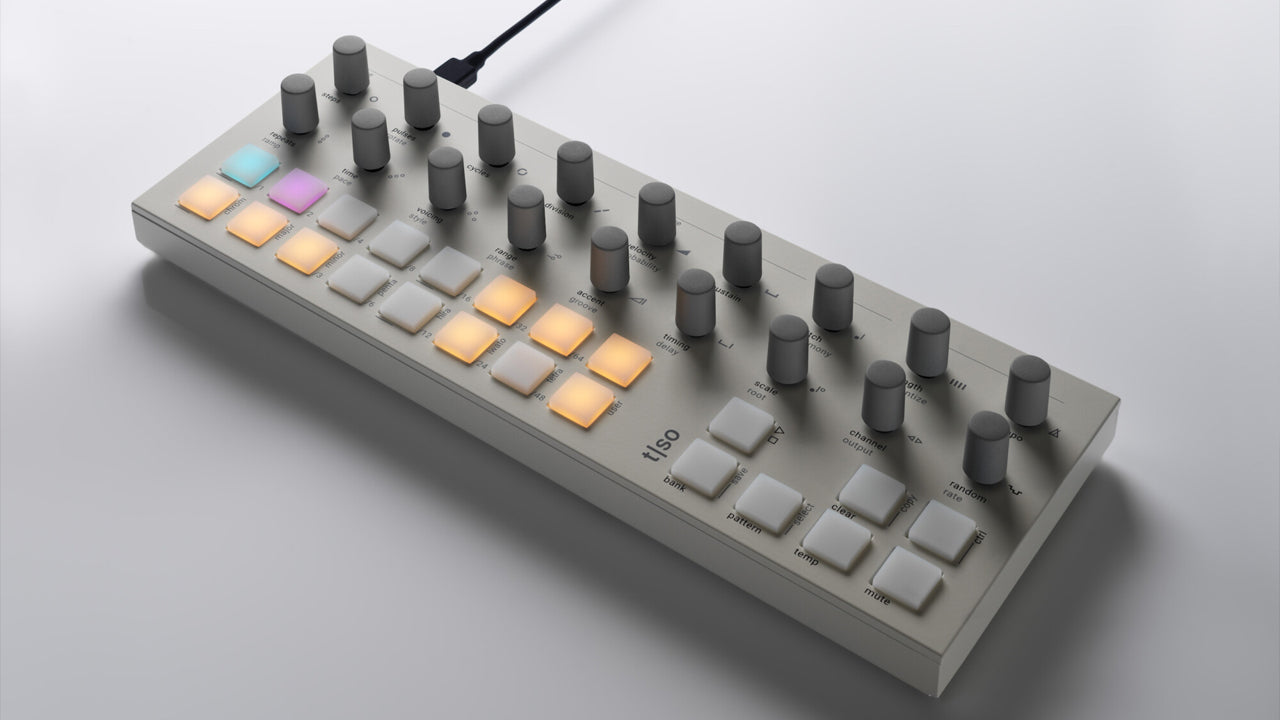 Torso Electronics T-1 16 track algorithmic MIDI sequencer White