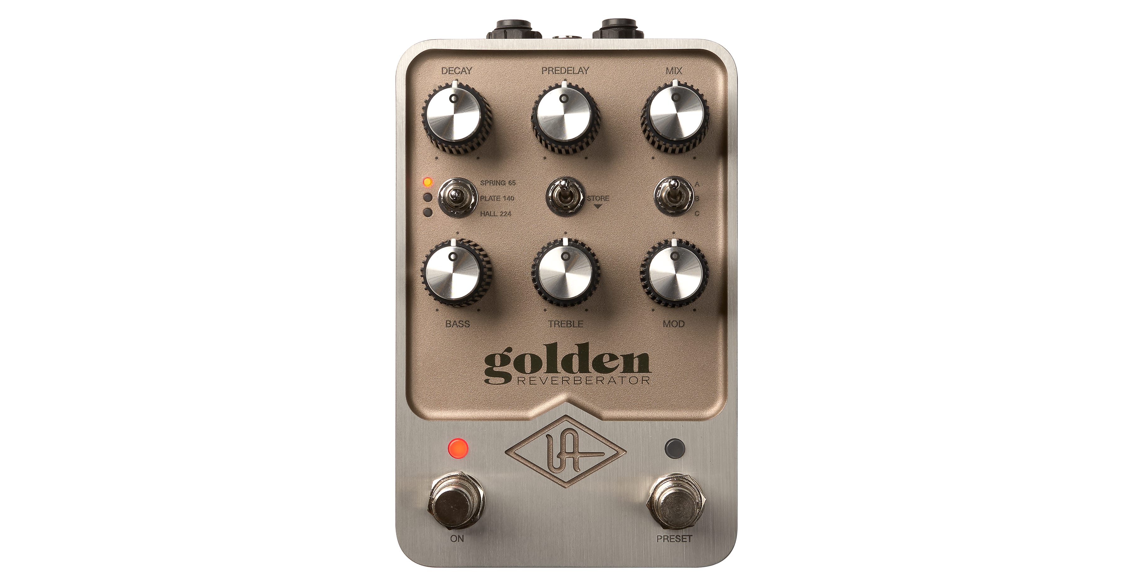 Universal Audio Golden Reverberator Stereo Effects Pedal