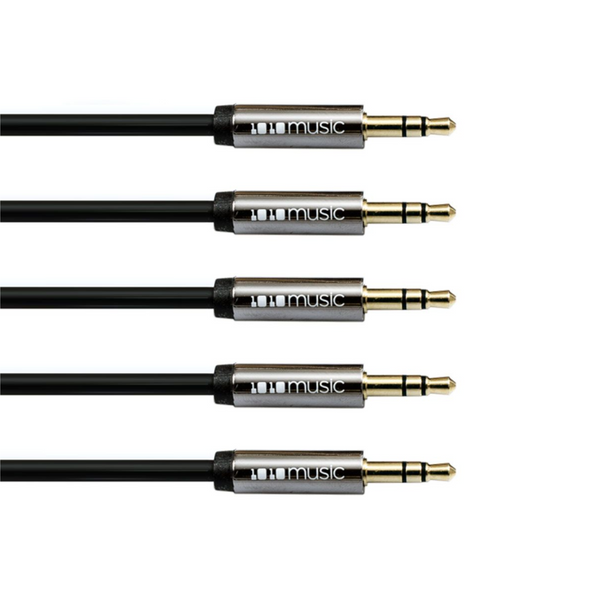 3.5 mm Male to 6.35 mm Male Stereo Breakout Cable - 1010music LLC