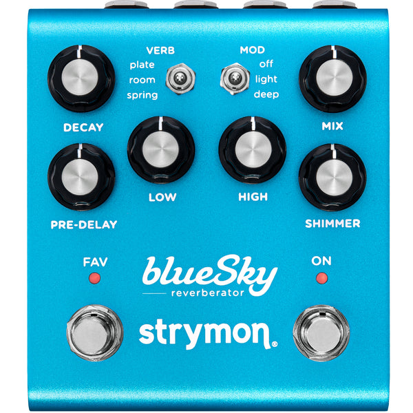 STRYMON BlueSky Reverberator Pedal Midnight Edition