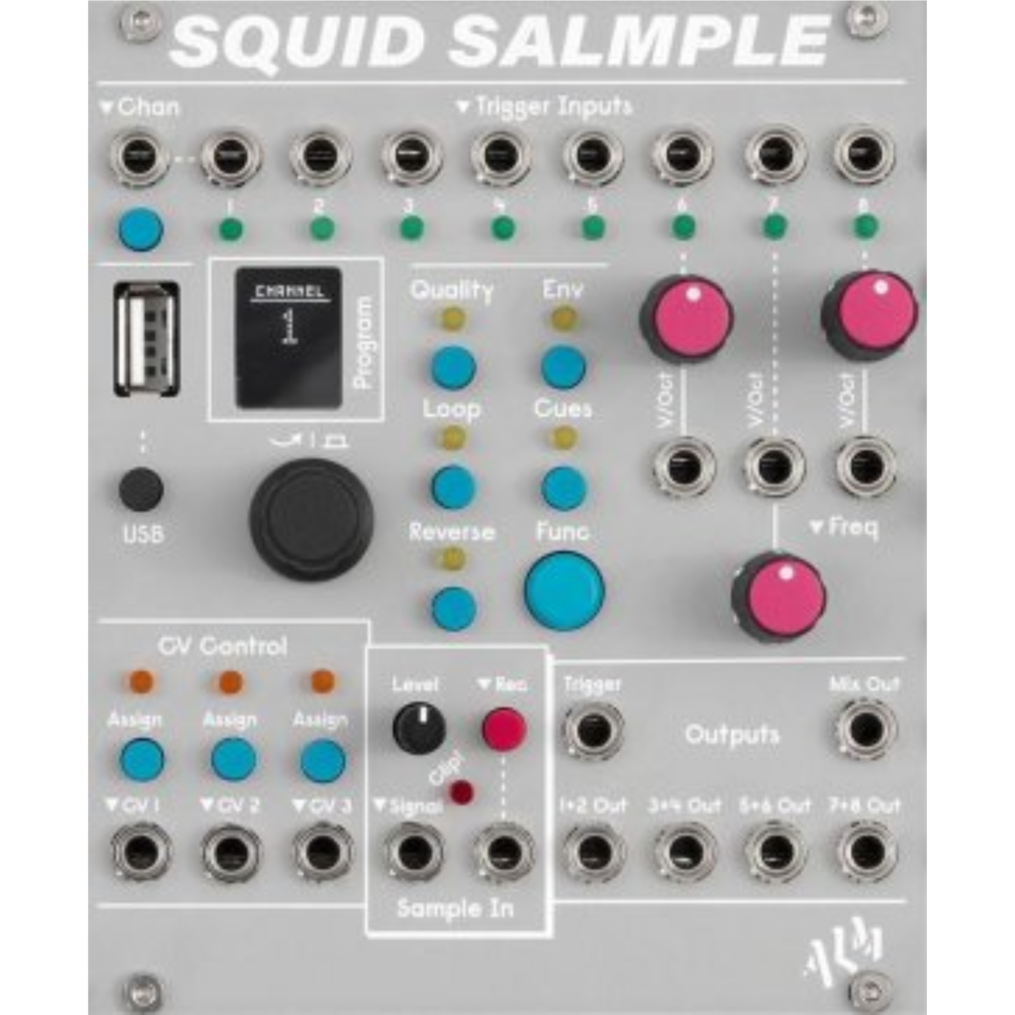 ALM busy SQUID SAMPLE モジュラーシンセ ユーロラック-