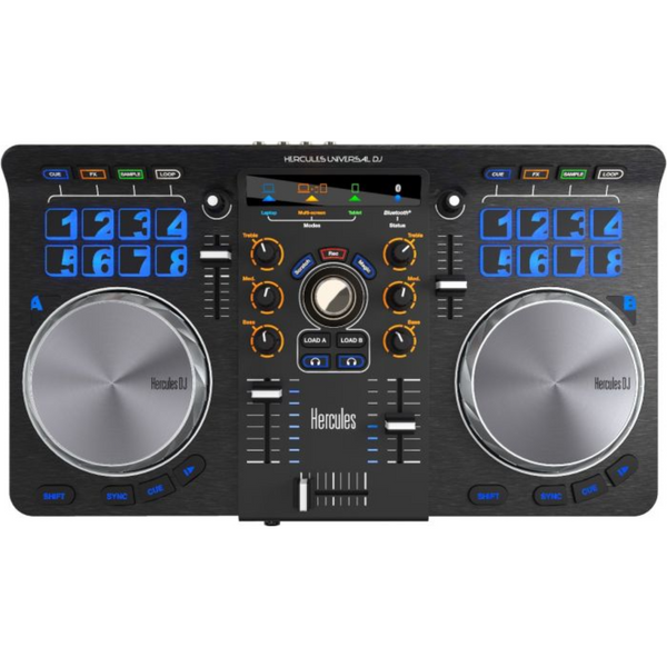 Hercules DJ Hercules DJ DJControl Inpulse T7 Premium Edition 2-Channel  Motorized DJ Controller With Premium Fader Module and Travel Bag