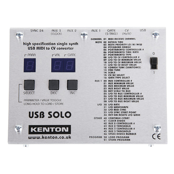 KENTON USB SOLO MIDI TO CV CONVERTER