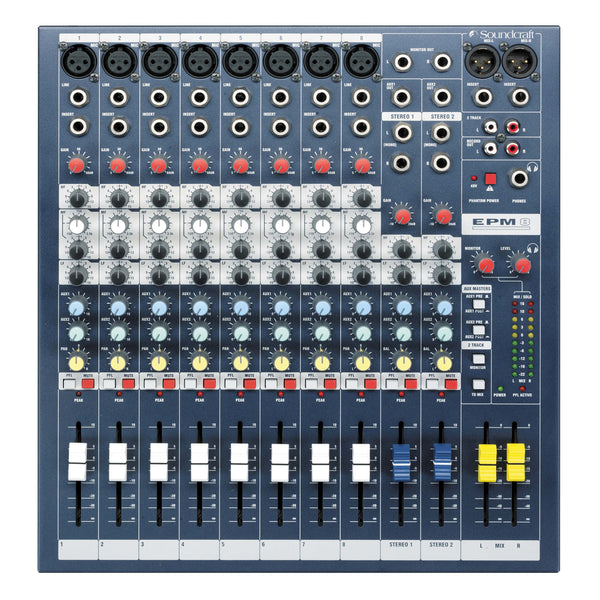 Soundcraft EPM 6 Mesa de mezcla compacta 6 Mono-, 2 canales estéreo  favorable buying at our shop