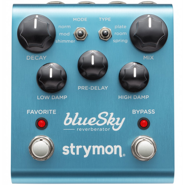 STRYMON BlueSky Reverberator Pedal Midnight Edition
