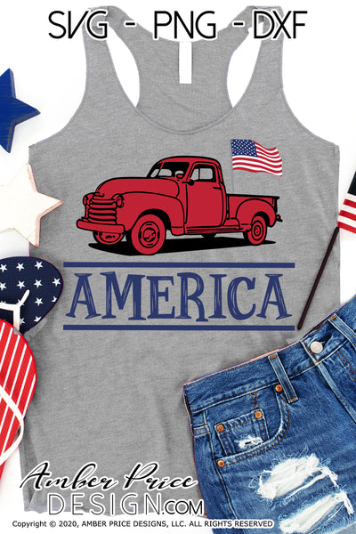 Download 4th Of July Farm Truck Svg Vintage Farm Truck Svg Amber Price Design Amberpricedesign