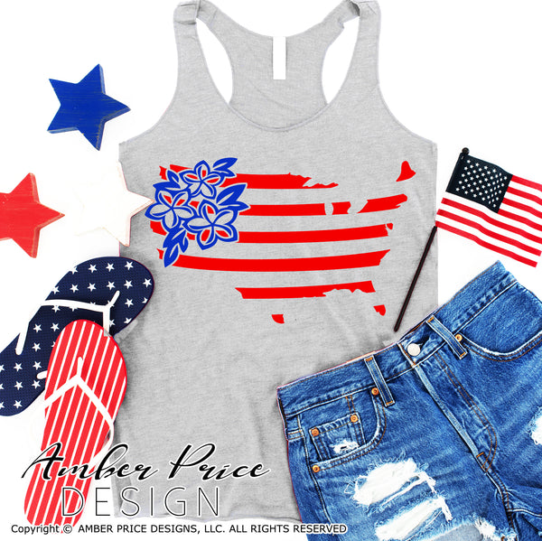 Download Floral America Shape Svg 4th Of July Svgs For Her Amber Price Design Amberpricedesign