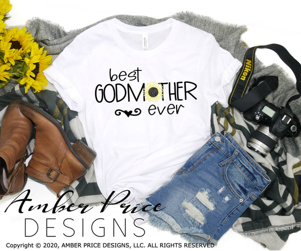 Download Best Godmother Ever Sunflower Svg Png Dxf Amberpricedesign