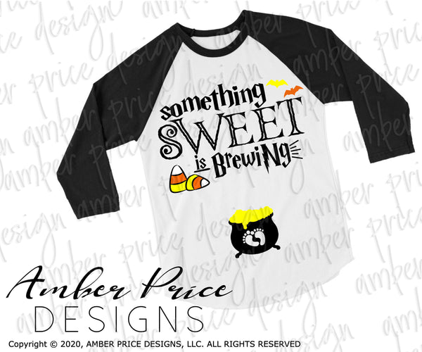 Download Something Sweet Is Brewing Svg Halloween Pregnancy Svg Witch Cauldron Amberpricedesign