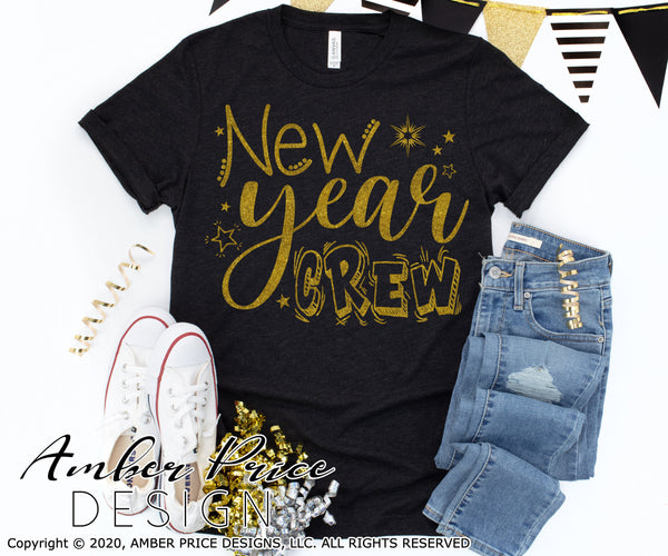 Download New Year Shirt Svg New Year Crew New Years Eve Kids Family Shirt Desig Amberpricedesign