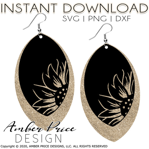 Free Free 212 Sunflower Earring Svg SVG PNG EPS DXF File