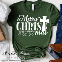 Merry CHRISTmas SVG PNG | Christian SVG for winter by Amber Price ...