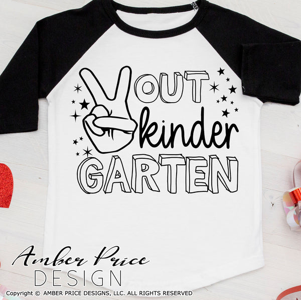 Free Free 96 Shirt Design Peace Out Kindergarten Svg Free SVG PNG EPS DXF File