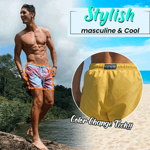 Color-Changing Beach Shorts rosydelights 