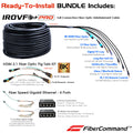 best fiber optic cable for pre wire new construction homes house or commercial with fiber network ethernet plus 4k 8k tv entertainment gaming plus sound with smart home controls
