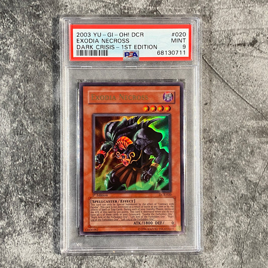 PSA 9 Exodia Necross 1st Edition DCR-020 – Strictly Sealed