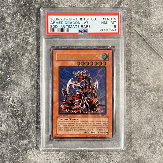 Yugioh! Horus the Black Flame Dragon LV8 ITALIAN Ultimate Rare 1st Ed.  SOD-EN008