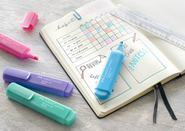 Cómo hacer un bullet journal para el regreso a clases con los plumones –  Faber Castell Mexico