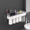 LEDFRE Toothpaste holder suction cup Wall Mounted Toothpaste Squeezer Holder Cleanser Storage Rack Bathroom Accessories Set