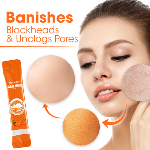 Biancat™ CarrotCleanse Pore Clarifying Foam Mask
