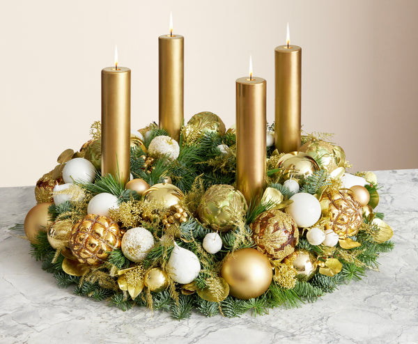 Advent Wreath by Neill Strain Floral Couture Belgravia