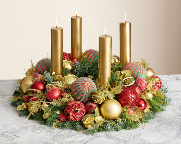 Advent Wreath by Neill Strain Floral Couture Belgravia
