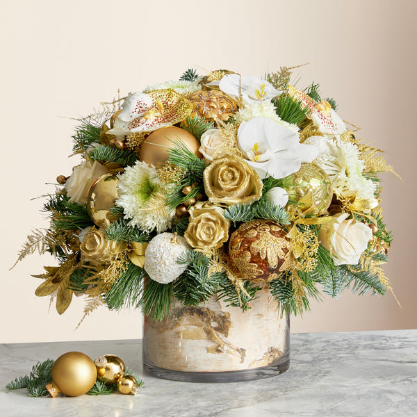 Fresh flowers for Christmas by Neill Strain Floral Couture Belgravia