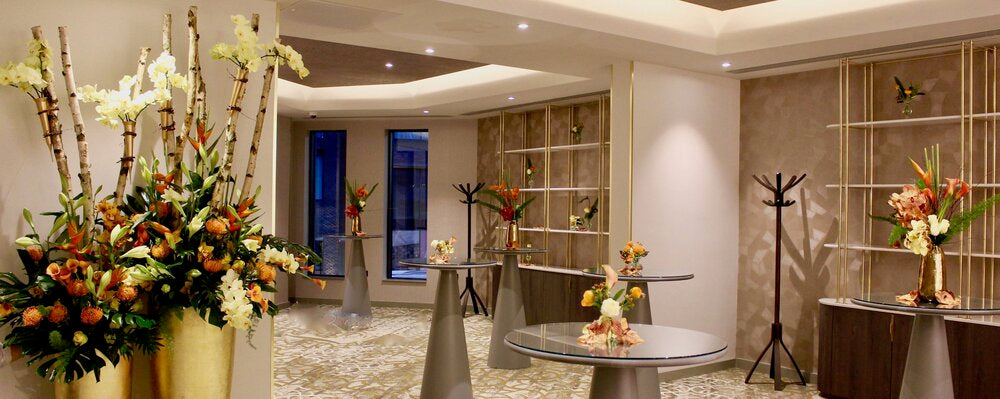 Luxury event flowers designed by Neill Strain Floral Couture at the Leicester Novotel launch