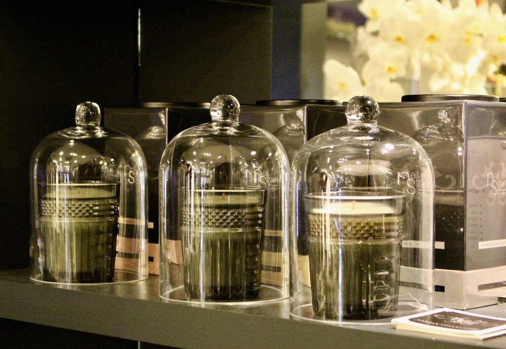 Neill Strain Floral Couture fragranced candles made with 100% natural ingredients