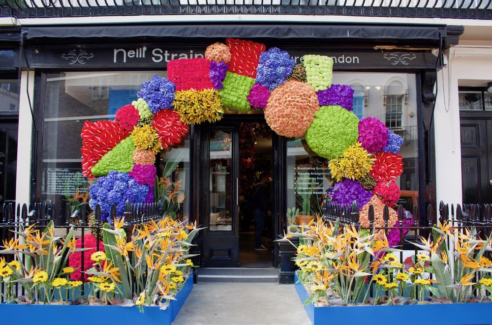 Belgravia in Bloom 2018 inspired by Frida Kahlo