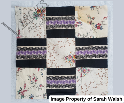 1870s Quilt Square Property of Sarah Walsh