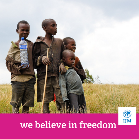 we believe in freedom children in slavery outside in field