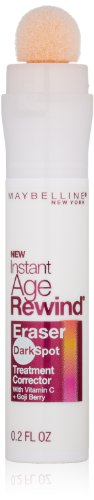 Maybelline New York Instant Age Rewind Eraser Dark Spot Concealer Plus Treatment, Light, 0.2 Fluid Ounce