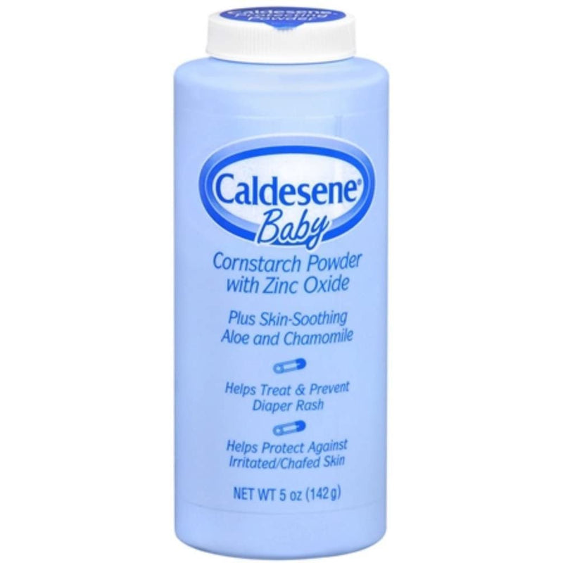 Caldesene Baby Cornstarch Powder With Zinc Oxide 5 oz (Pack of 4)