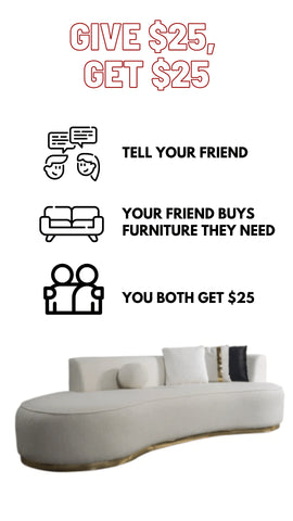 Referral program for all customers at on demand furniture & mattress
