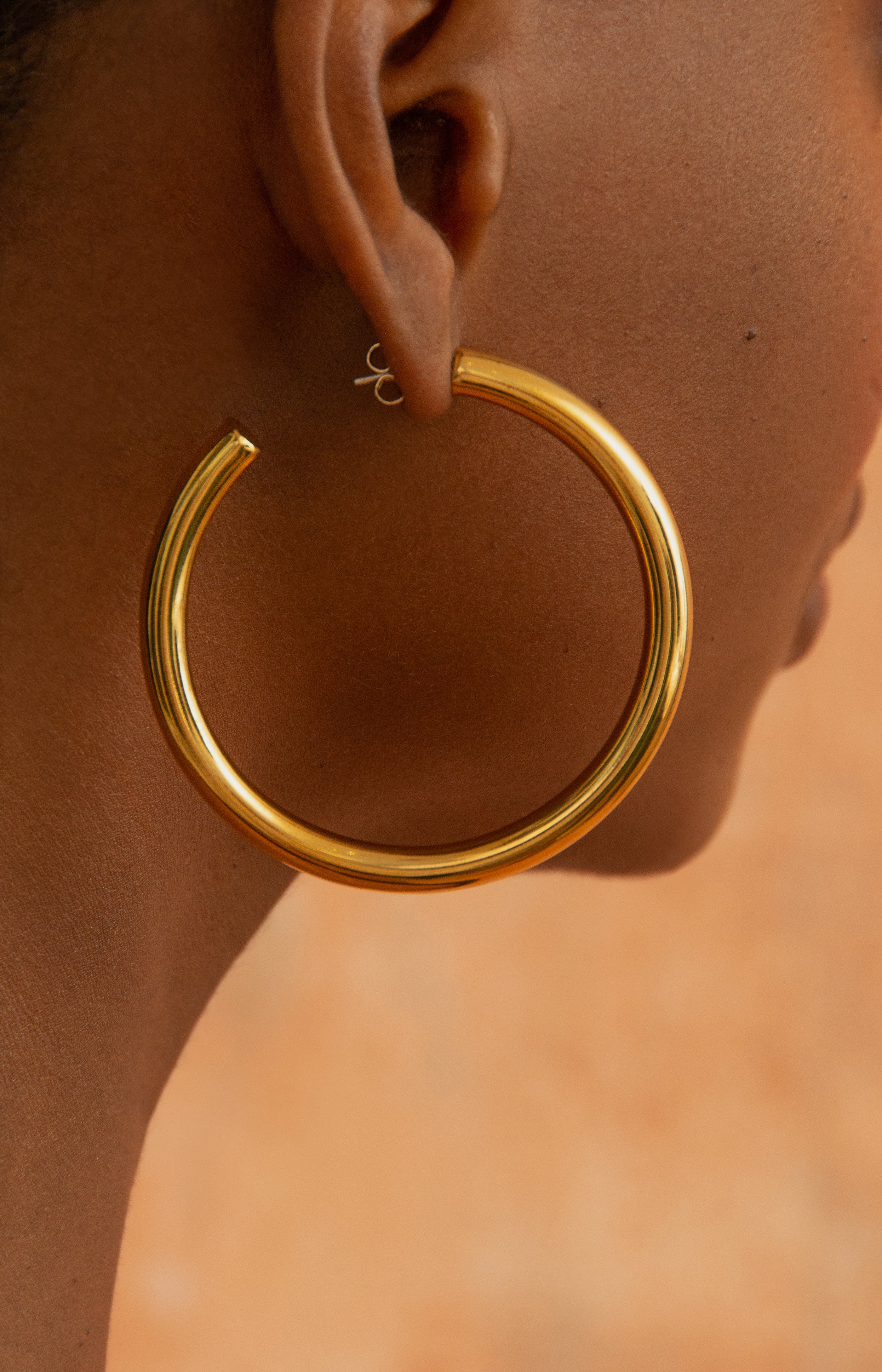 Gold-Plated Hoop Earrings | Shop Oma The Label Today – Page 2