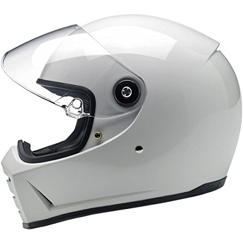 Biltwell Lane Splitter Helmet - Gloss White | Throttle City Cycles